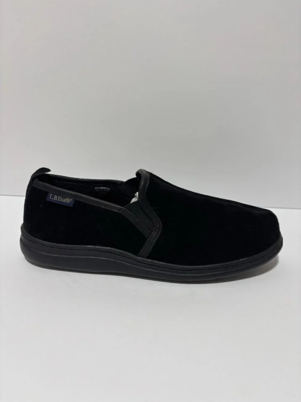 L.B. Evans Men’s Klondike Slippers Black, Size 11 M